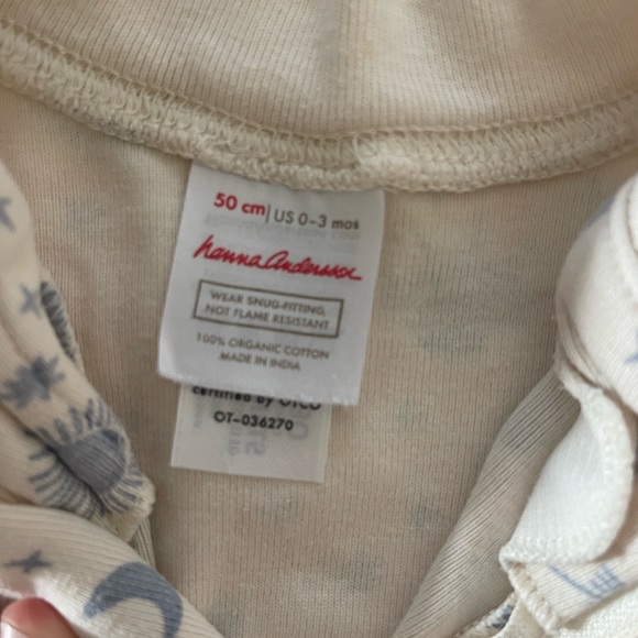 Hanna Anderson sleeper and hat - Picture 2 of 4